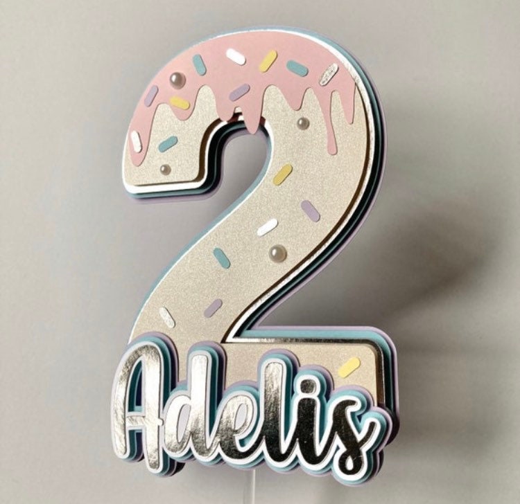 Ice Cream Cake Topper