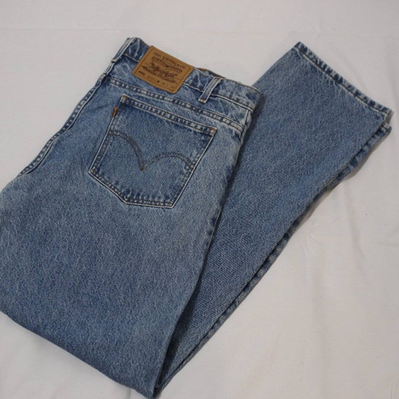 505 Levi's Orange Tab Jeans