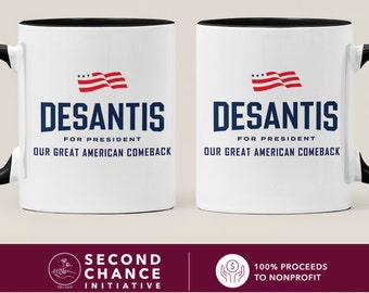Funny Personalized Ron Desantis Mug for conservative republication father as a gift for fathers day, birthday or election day, S283 23-22