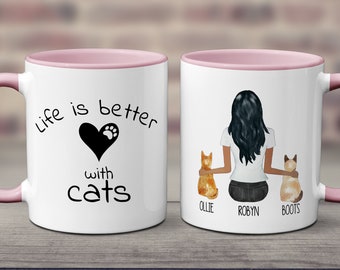 To My Cat Mom Custom Mug Gift For Women Mug For Coworker Gifts For Cat Lover
