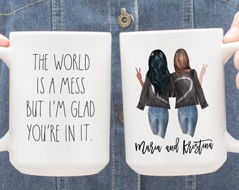 best friend matching jean jackets