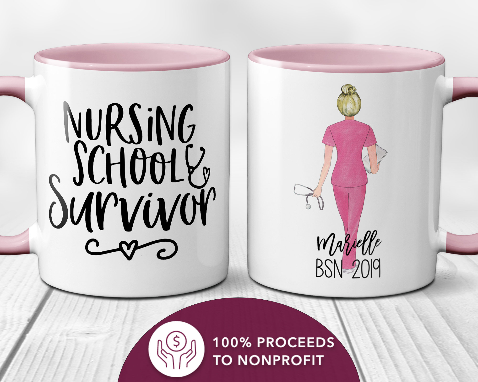 Nurse Student Best Nurse Coffee Mug Save A 100 Lives Nursing School
