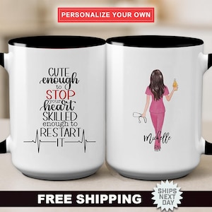 Medical Occupation Mug Handsome Enough To Stop Your Heart Funny 11