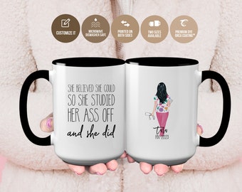 Nurse Graduation Mug, Nurse Mug, She Believed She Could So She Did Nurse Graduation, Nurse Appreciation Mug, Nurse Graduate Gift Mug for Her