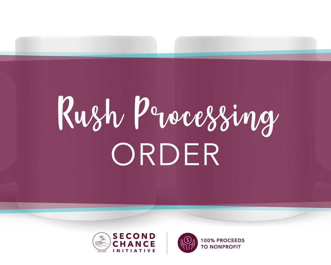 Rush Processing Add Rush Processing (4-10 Products) - Etsy