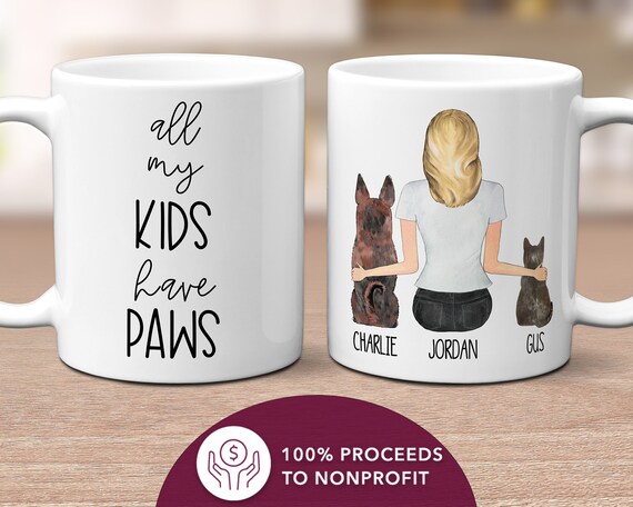 etsy personalized dog mug