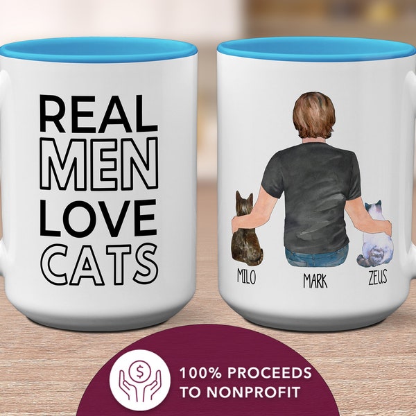 Real Men Love Cats Etsy
