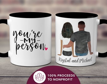 Valentines Day Gift for Husband Valentine's Day Mug for Boyfriend Girlfriend Gift Wife Coffee Mug You're My Person S0144 ABB