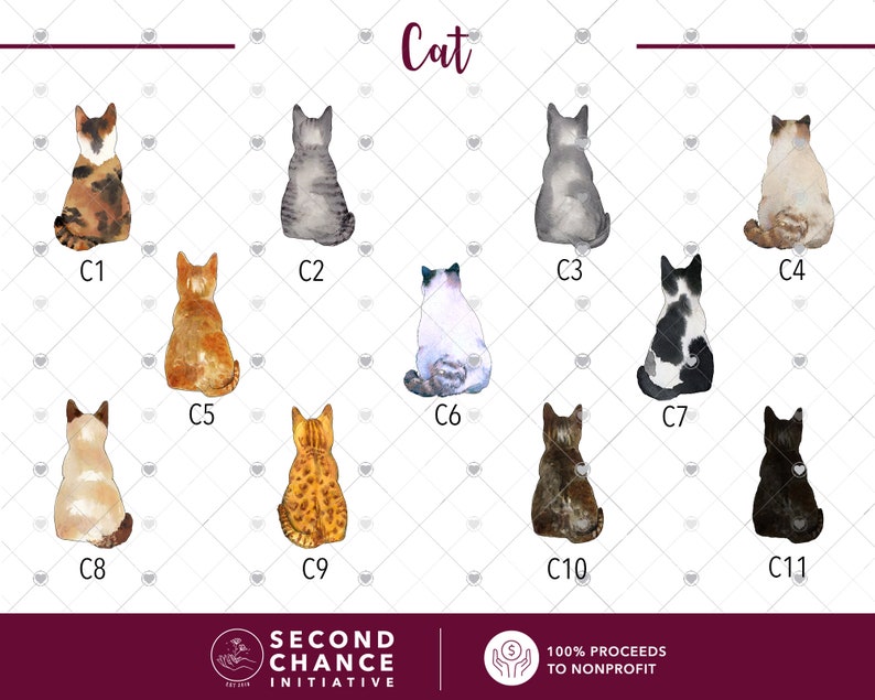 Cat slide shows 11 different cats to choose from for the mug!