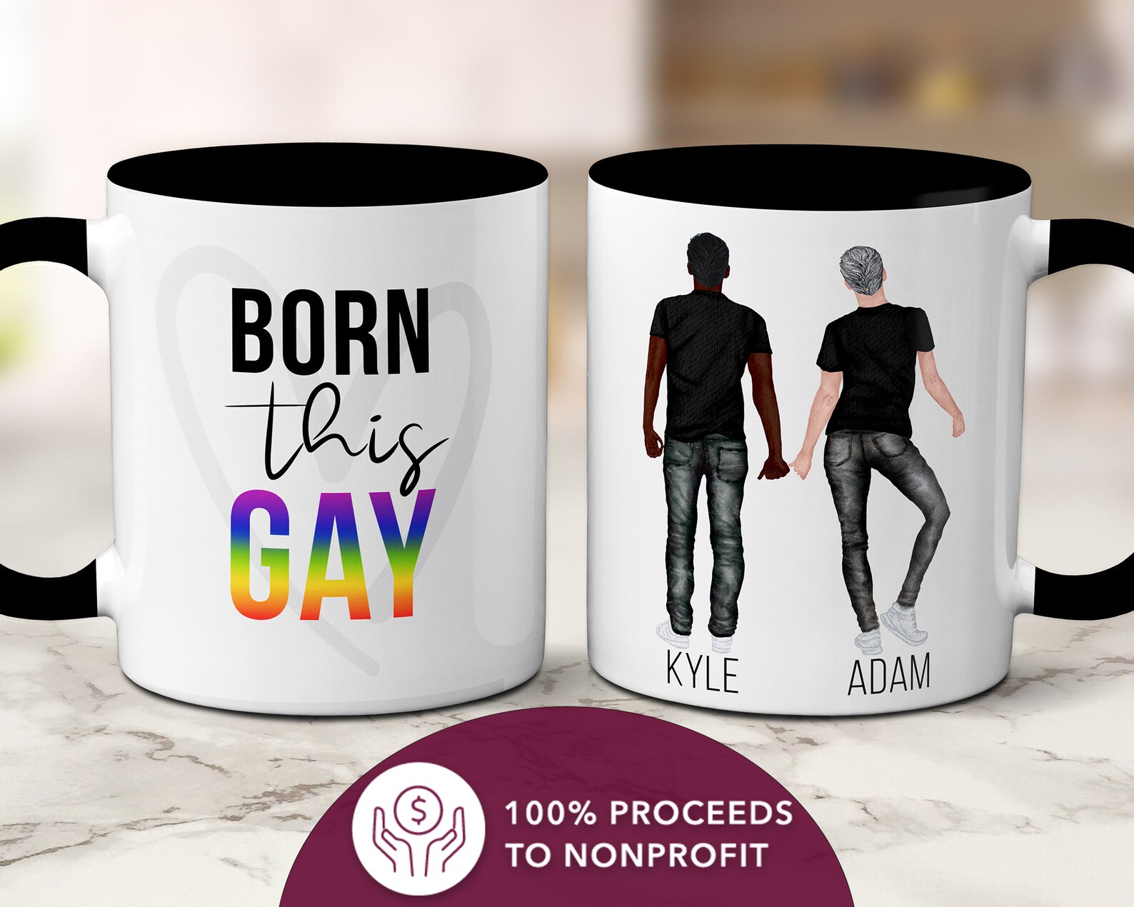 Born this gay LGBTQ Gift Pride Gift Funny gift for Boyfriend Etsy