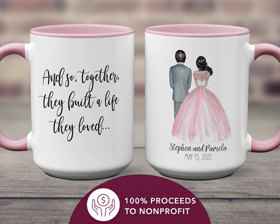 Together they Built a Life they Loved Personalized Coffee Mug