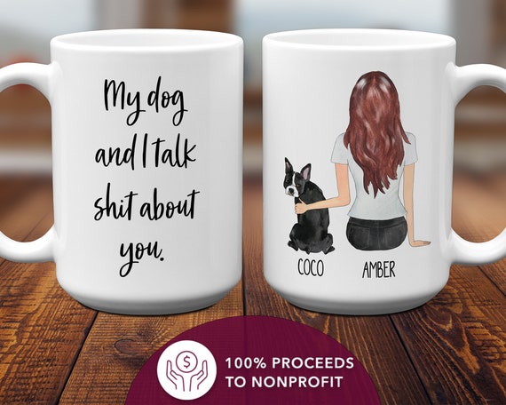 etsy dog mug