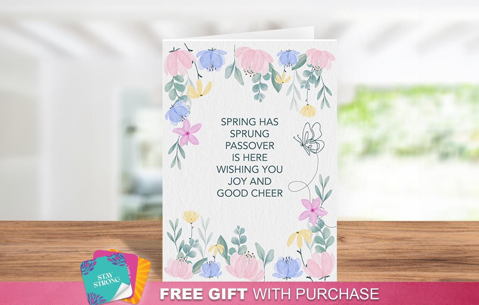 Passover Greeting Card: Spring Has Sprung Passover is Here Greeting ...