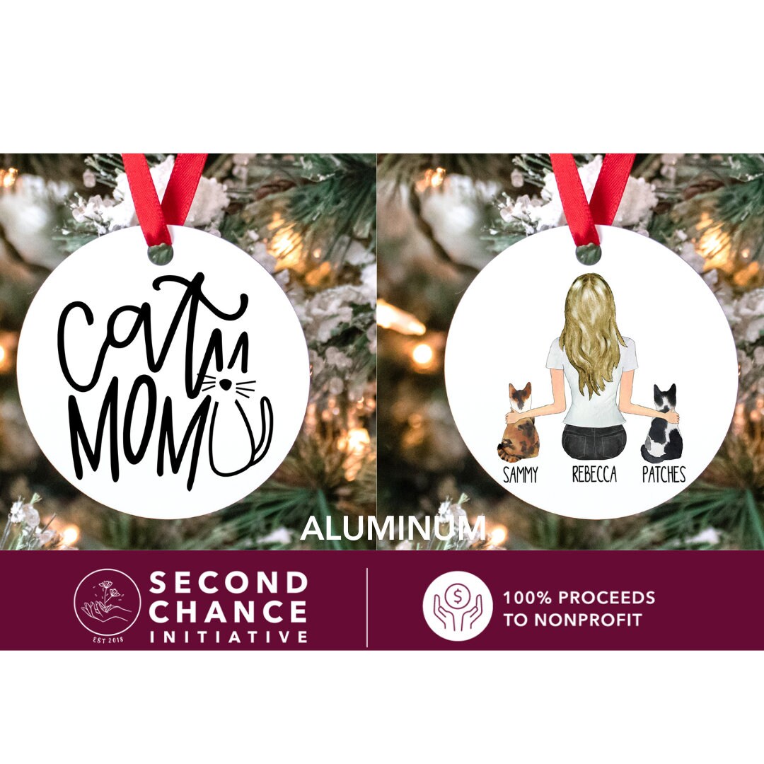 Personalized Cat Mom Chibi Canvas - Up to 6 Cats - Gift Idea For Cat Lovers/Mother's Day - Any Woman Can Be A Mother But It Takes Someone Special To Be A Cat Mom main image 1