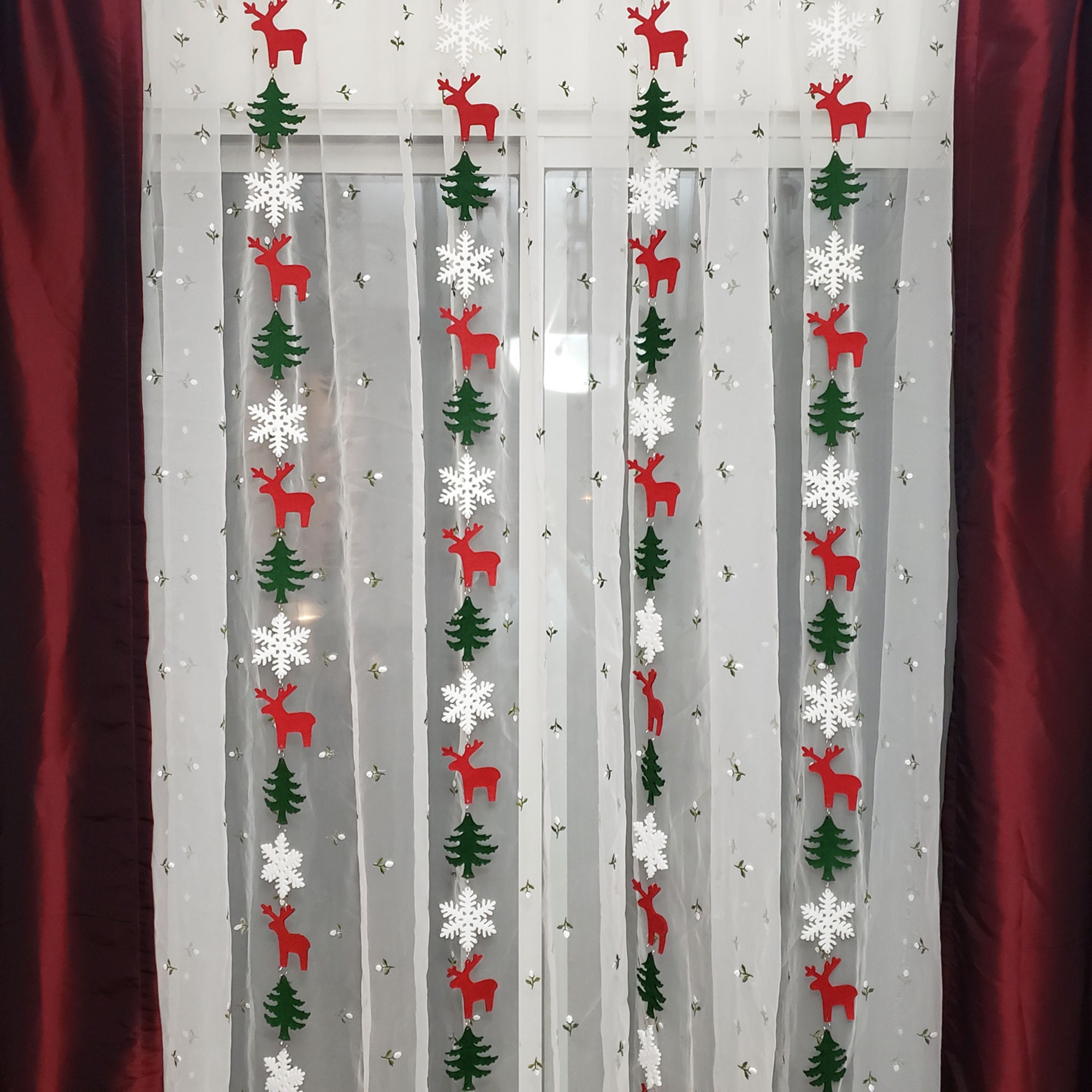 Christmas valances deals