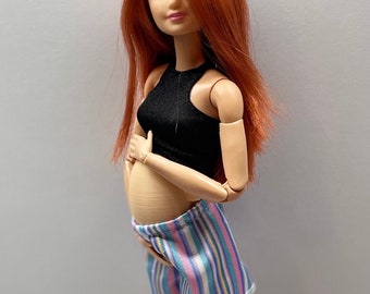 Pregnant Belly Attachment for Fashion Dolls