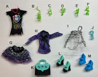 Monster High Replacement Accessories and Clothes for Venus, Twyla, Robecca,  Operetta, Rochelle Goyle, Gigi Grant, Jinafire, and Avea Trotter - Etsy