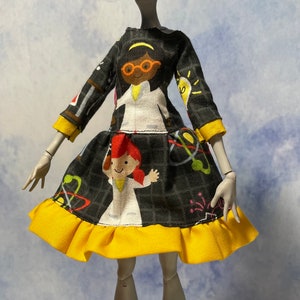Handmade doll clothes, ooak doll clothes, unique doll clothes, Monster Hight clothes, Doll outfit, gifts for girls, Doll fashion, Doll shirt