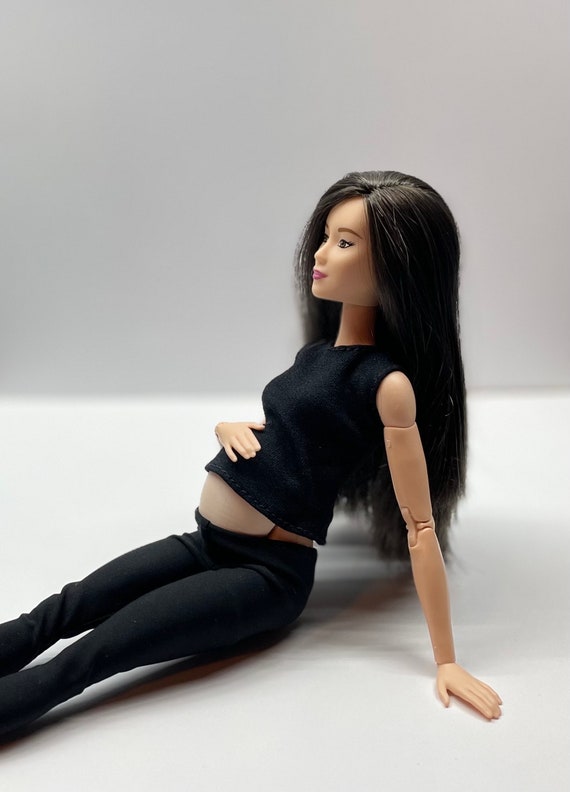 Pregnant Belly Attachment for Fashion Dolls Etsy
