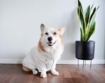 White dog jacket Clearance