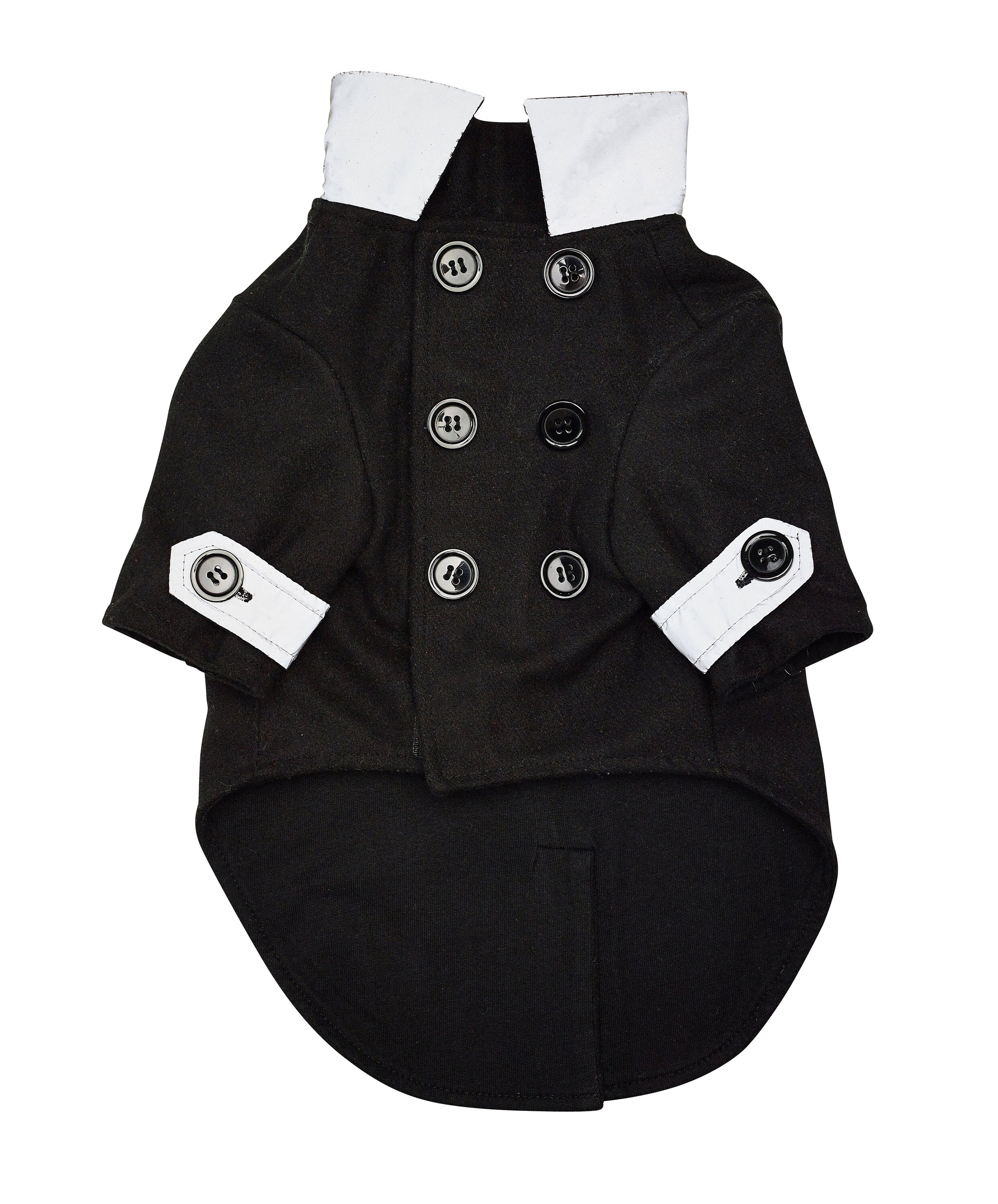 Dog Peacoat With Reflectors / Reversible Dog Jacket for All Etsy