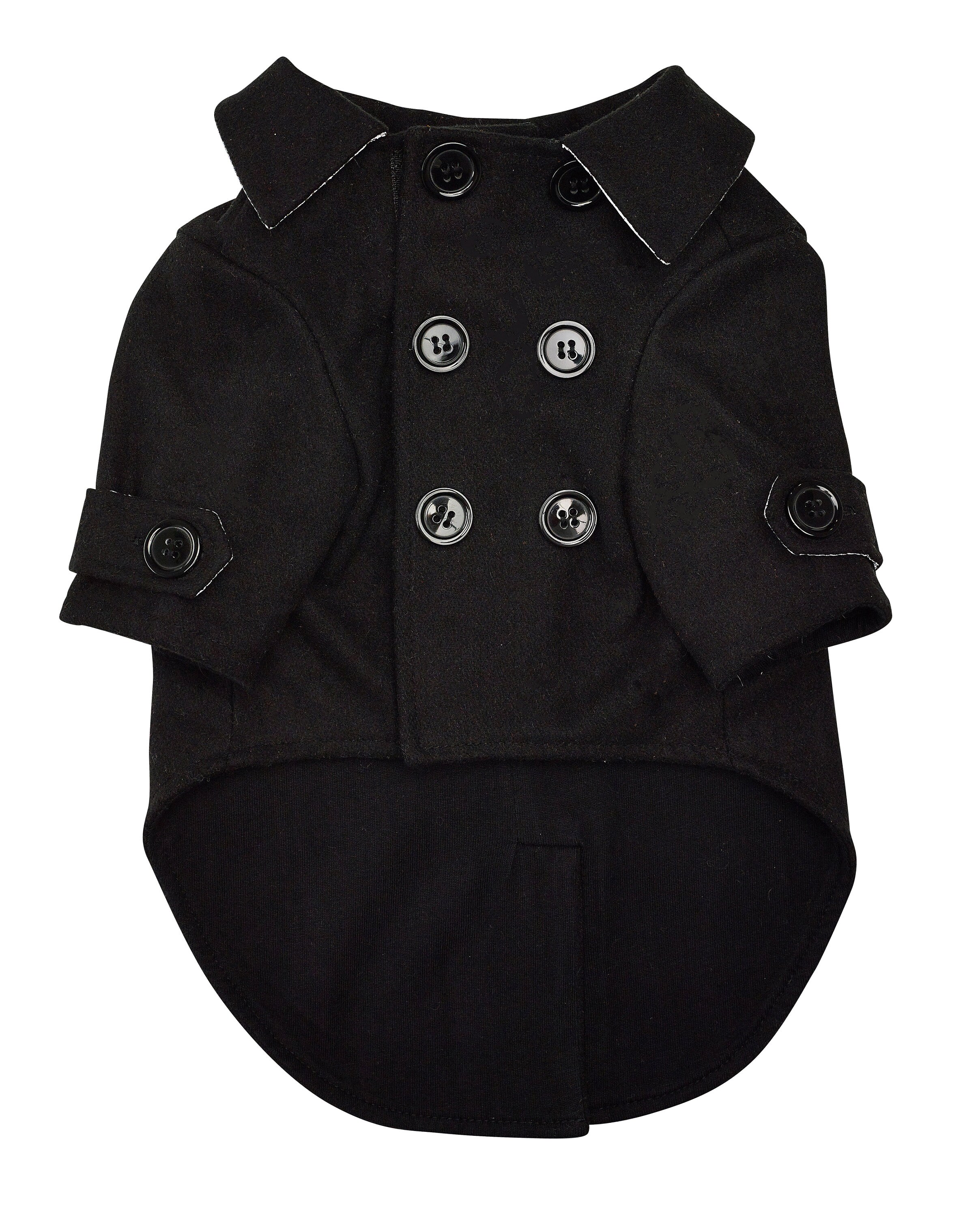 Dog Peacoat With Reflectors / Reversible Dog Jacket for All Etsy