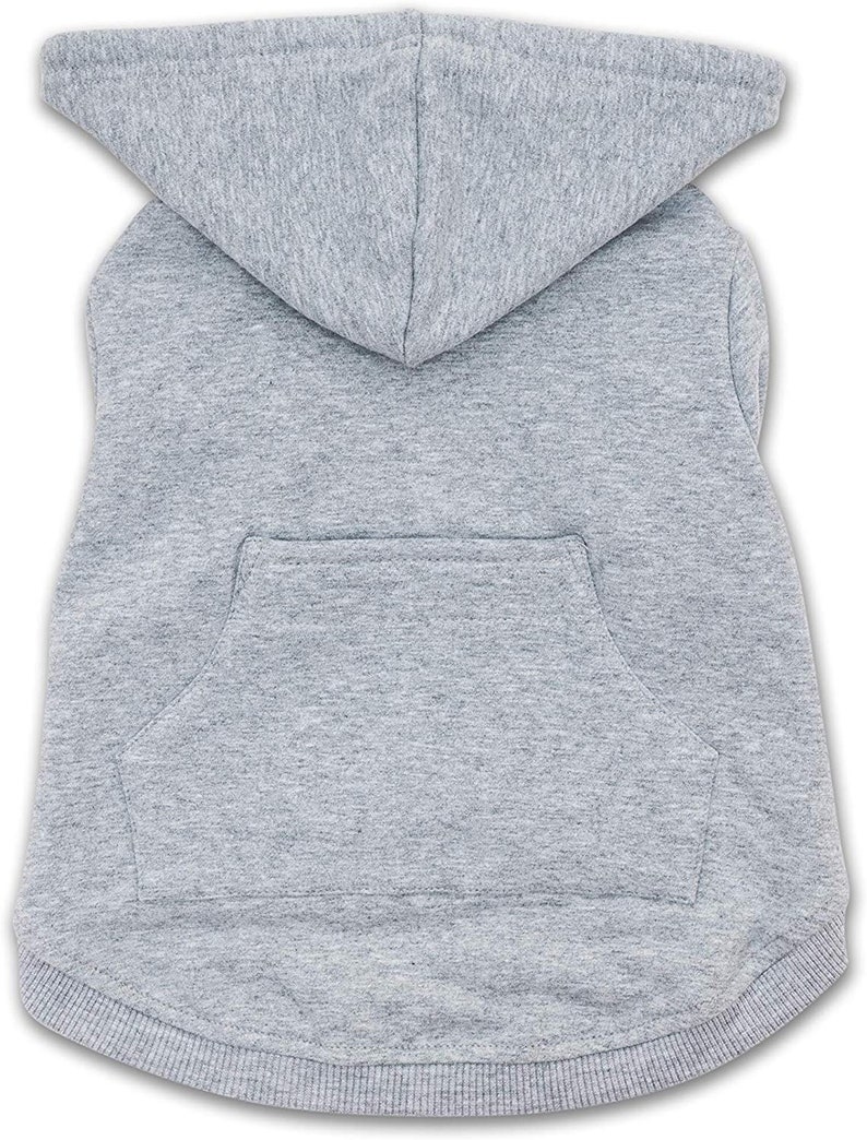 Light Grey Dog Hoodie // Lightweight Dog Coat // Sizes XXS Etsy