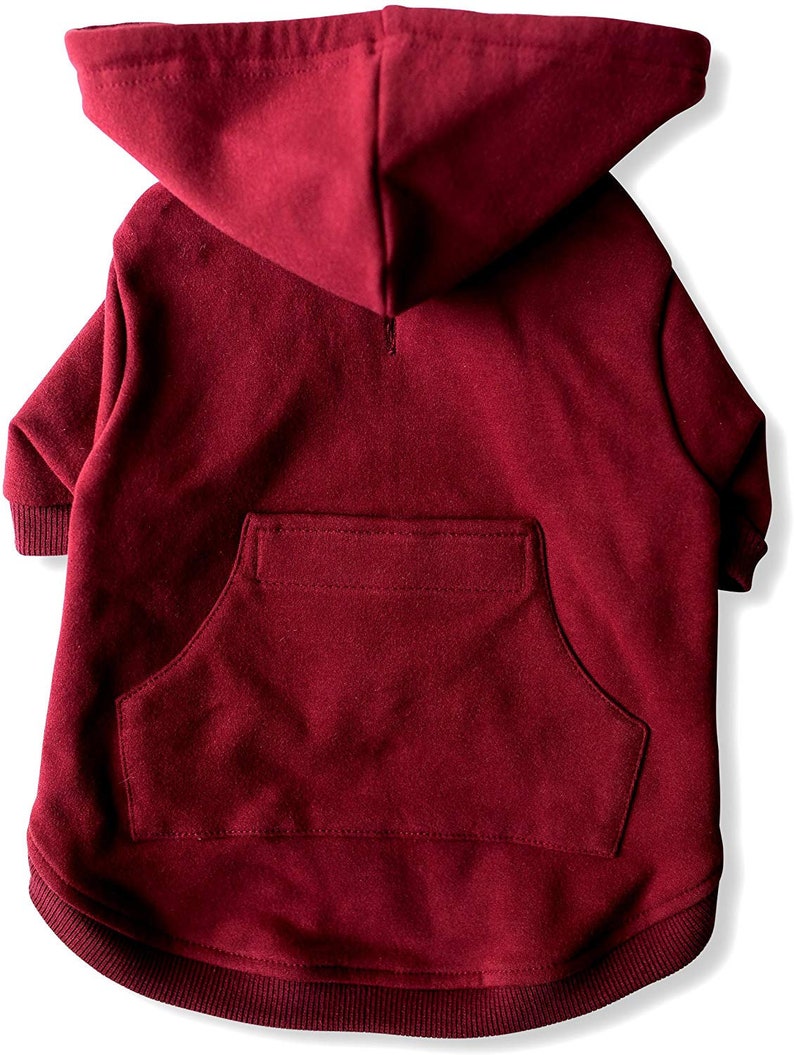 Red Dog Hoodie // Lightweight Dog Coat // Sizes XXS XL // Etsy