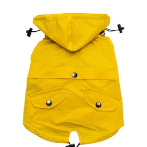 Yellow Dog Raincoat // Waterproof Dog Jacket for All Breeds // Raincoat ...