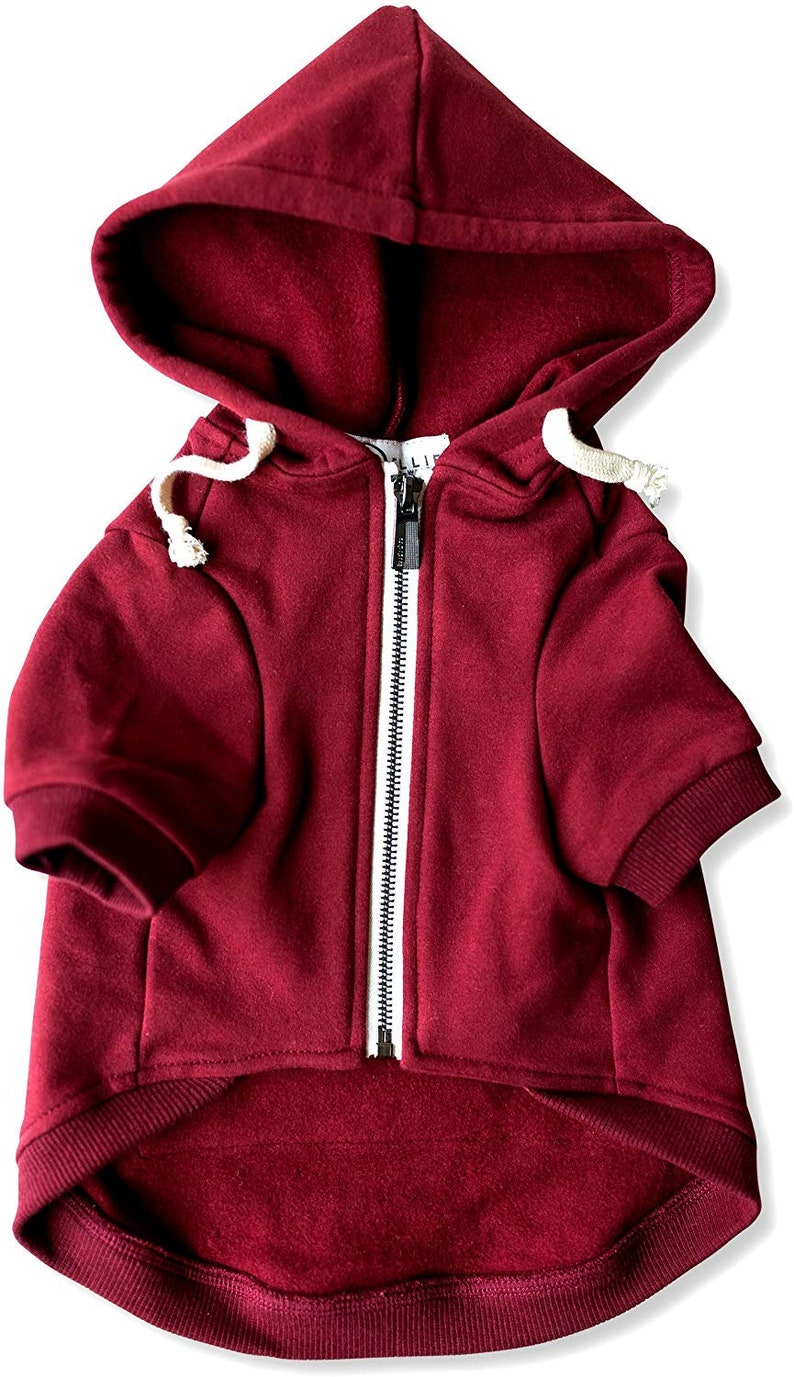 Red Dog Hoodie // Lightweight Dog Coat // Sizes XXS XL // Etsy