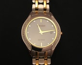 Ladies Citizen Eco-Drive Watch, Diamond Bezel, Date Indicator