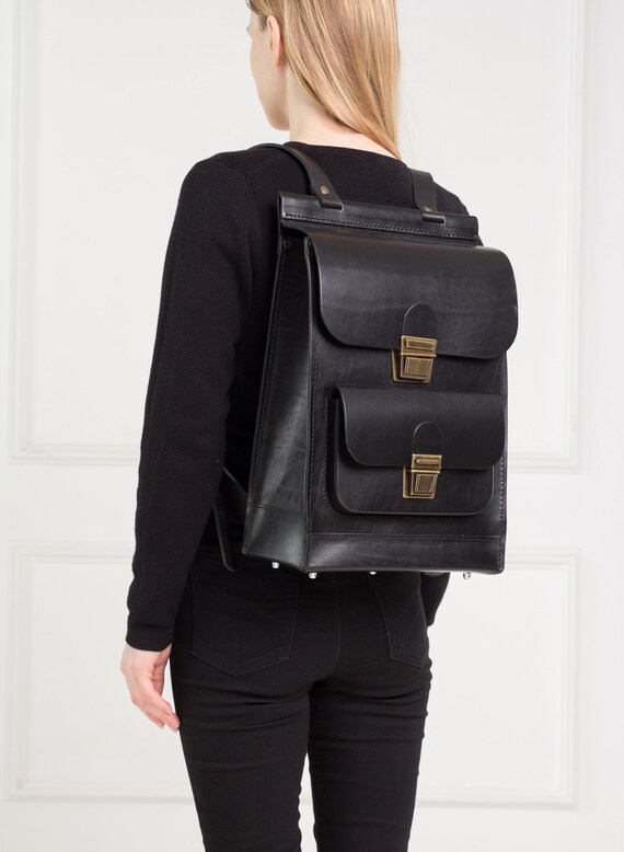 work backpack leather