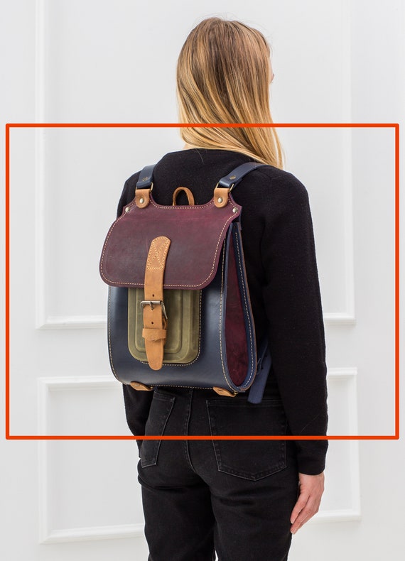 convertible leather backpacks