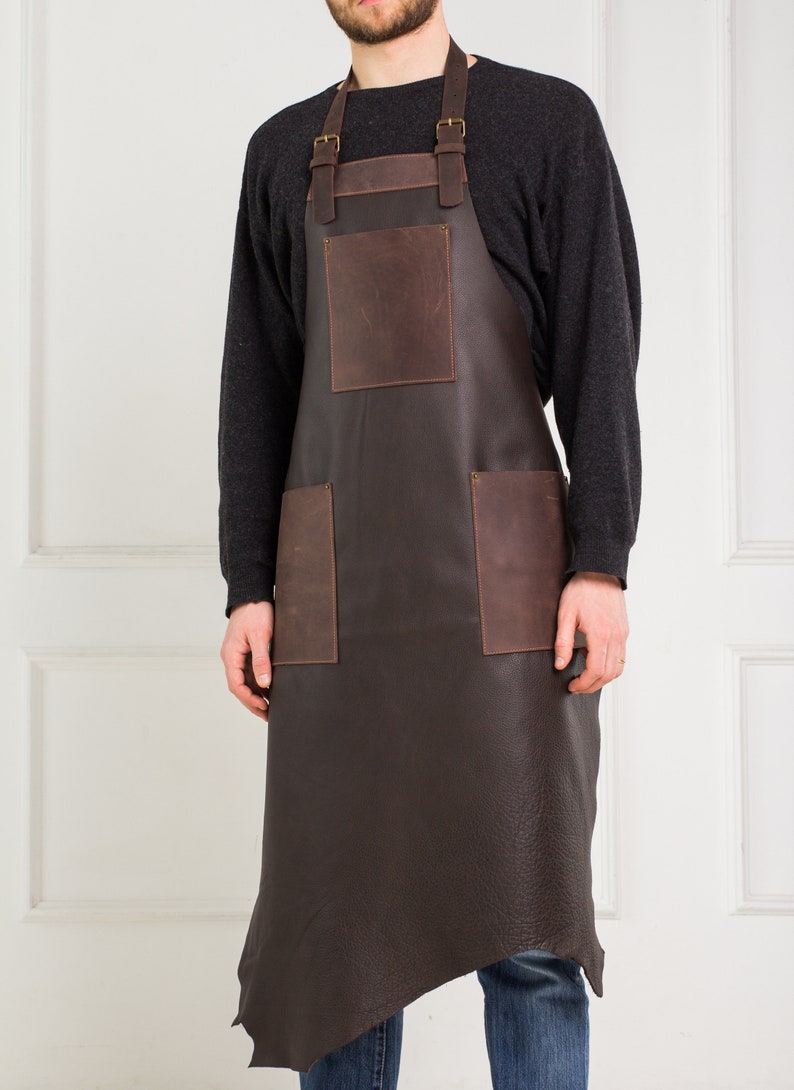 Leather apron menLeather cooking apron menLeather work apron menLeather bartender apronLeather kitchen apronGift for dadGift for him