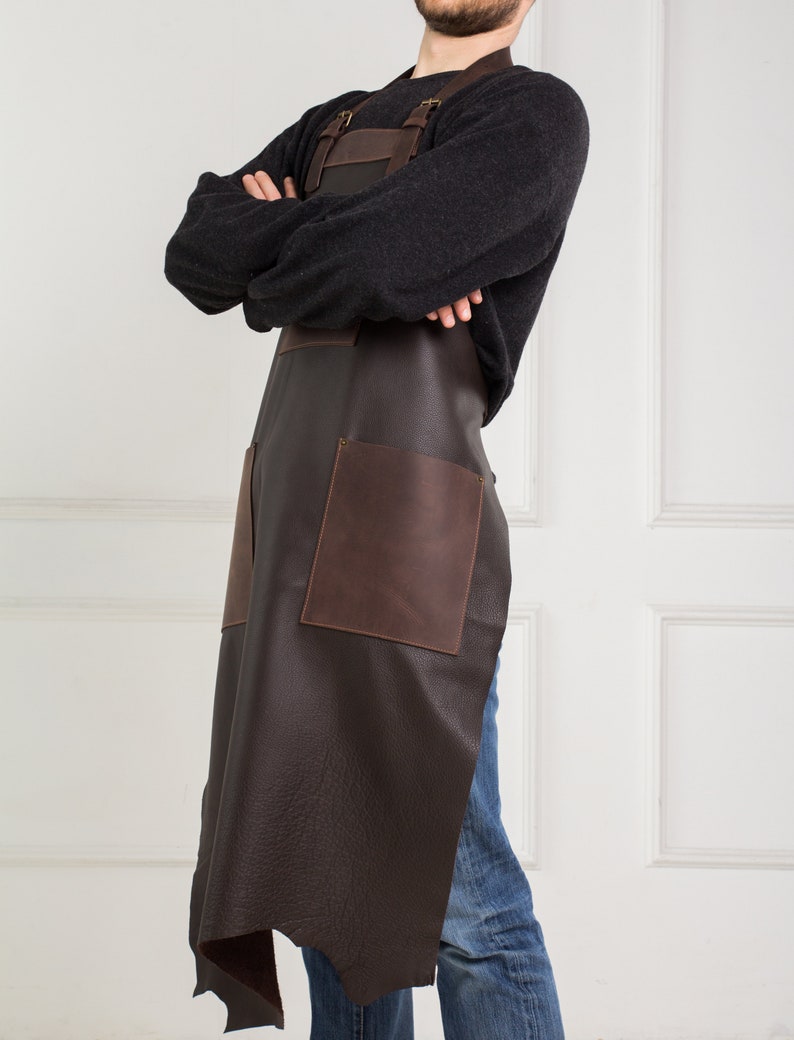 Leather apron menLeather cooking apron menLeather work apron menLeather bartender apronLeather kitchen apronGift for dadGift for him