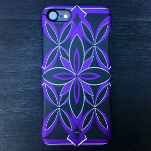 LILIUM iPhone SE - 7/8 case. High quality hard resin smartphone case. Matte 3D full print. iPhone accessories