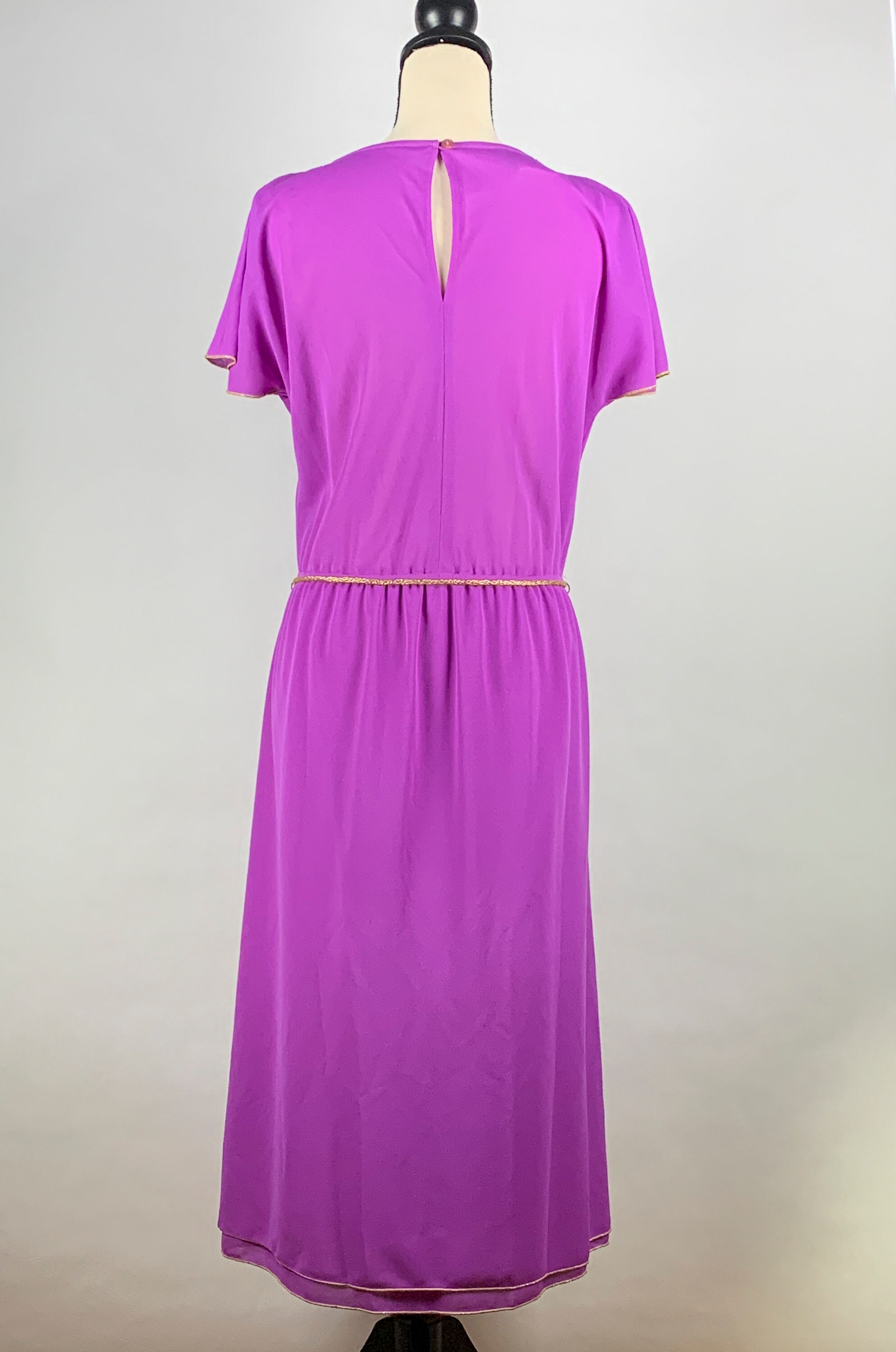 Gold Vintage Long Dress Nu Mode Toronto 