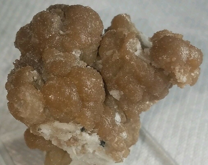 Top Shelf A++ Tan Botryoidal Pyromorphite Rosenberg Mine Braubach Germany Mineral Display Specimen
