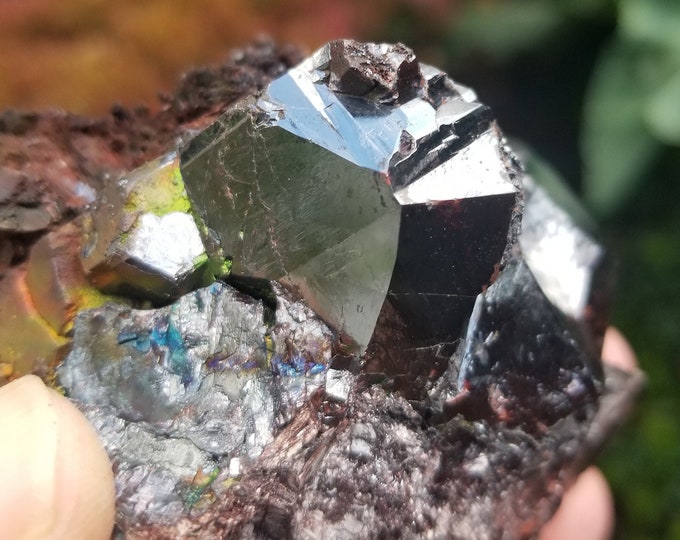 Top A++ Big Twinned RUTILE CRYSTALS + TURGITE Graves Mountain Georgia Large Cabinet Fine Mineral Specimen Crystal Rock Gem Museum