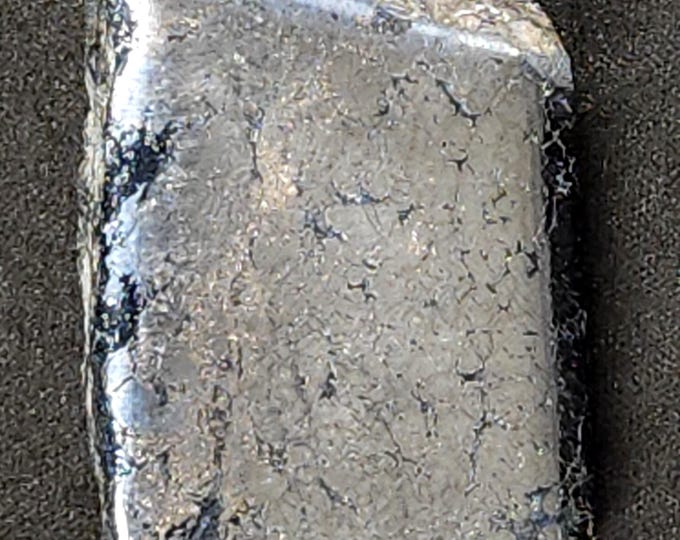 Polished Native Silver Slab with Silver Minerals from Cobalt, Ontario, Canada Mineral Specimen Rock Jewelry