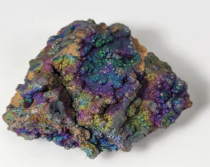 Botryoidal RAINBOW TURGITE Crystals Iridescent Hematite Goethite Mineral Specimen Rock Crystals from Chini, Pekan Dist., Pahang, Malaysia