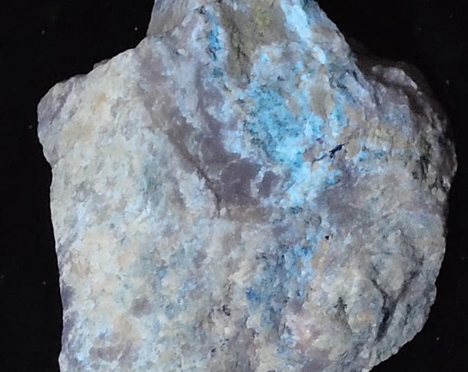 Big SW MW LW Uv Fluorescent Phlogopite, Diopside & Calcite - Zinc Corp of America Mines Balmat, New York Ultraviolet Mineral Specimen