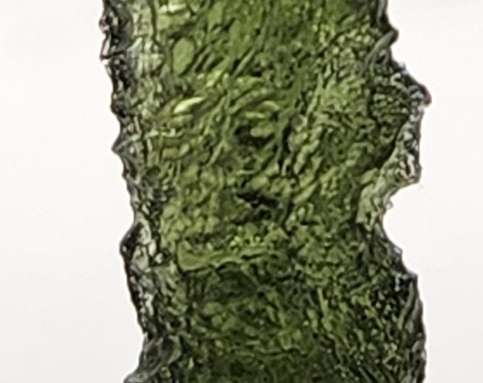 A++ Grade Beautiful Green Moldavite from Chlum Czech Republic Gems Minerals Crystals