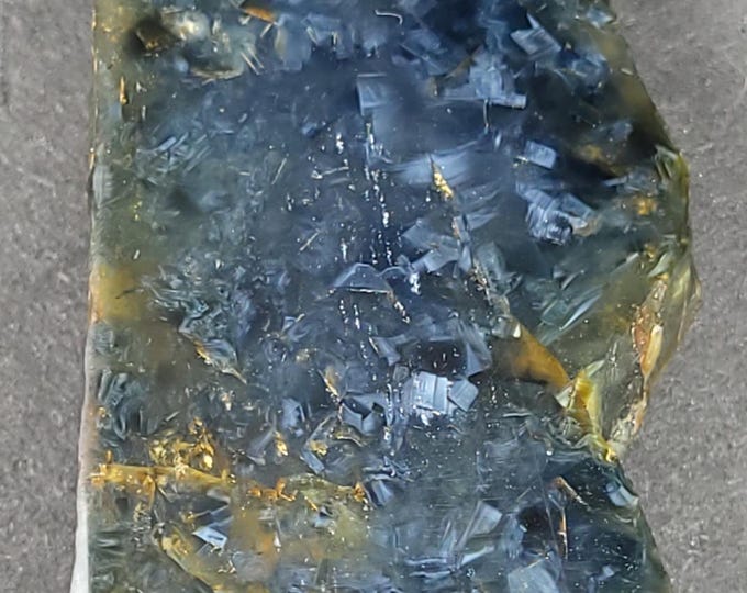 Polished Freeform Display Specimen Rare A++ Gem  Blue Flash Touchonite - New Jersey Pietersite - Warren Twp., NJ - Jewelry Mineral Specimen
