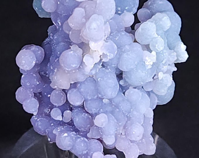 Choice Sparkling GRAPE AMETHYST CHALCEDONY Crystals Sulawesi Indonesia Mineral Specimen Purple Agate Quartz