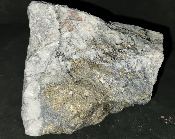 Rich Pyrite w/ UV Fluorescent Sphalerite & Calcite - Sterling Hill Mine by Franklin Nj Ultraviolet Minerals