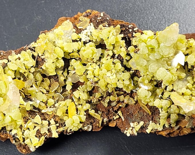 Gorgeous & Rare Wulfenite Crystals and Mimetite from Ojuela Mexico Mineral Display Specimen