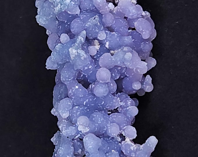 Choice Sparkling GRAPE AMETHYST CHALCEDONY Crystals Sulawesi Indonesia Mineral Specimen Purple Agate Quartz