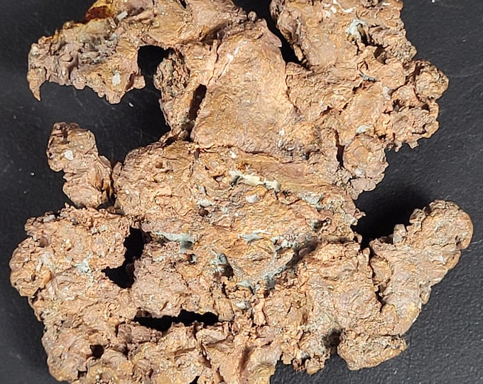 Beautiful Native Copper & Silver "Half Breed" from the Keweenaw Peninsula Michigan USA Mineral Specimens Rocks