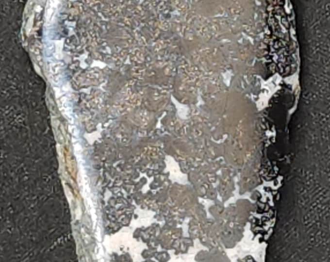 Polished Native Silver Slab with Silver Minerals from Cobalt, Ontario, Canada Mineral Specimen Rock Jewelry